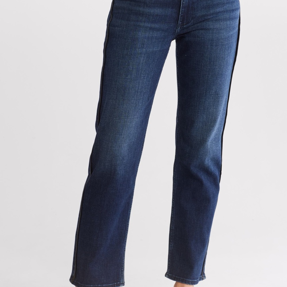 rag & bone Dark Blue Straight Leg Jeans